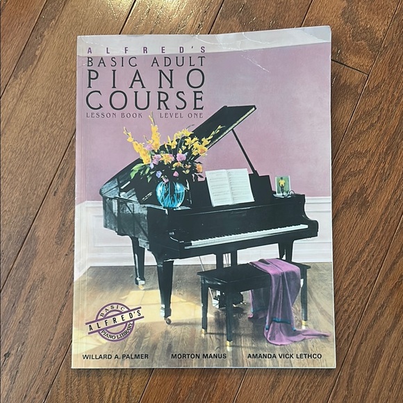 Willard A Palmer Alfred's Basic Adult Piano Course Lesson Book 1 (Poche